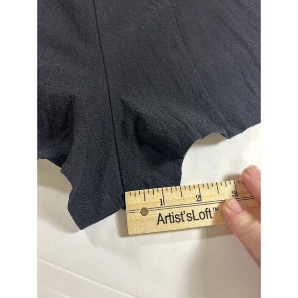 Mable Anthropologie Romper Black Small Sleeveless Low Scoop Back 100% Cotton - Picture 6 of 10